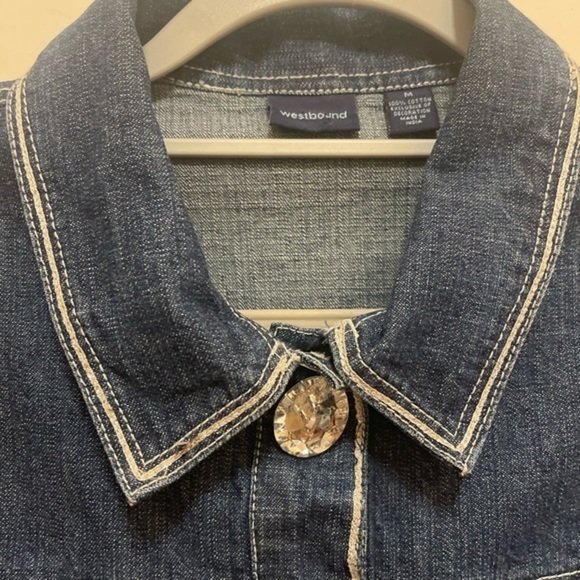 Westbound Jean Jacket Size M NWOT - Picture 5 of 9